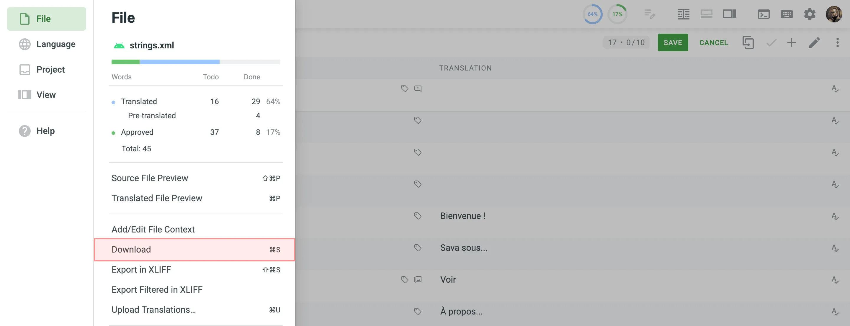 Download File Editor